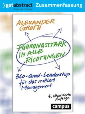 cover image of Führungsstark in alle Richtungen (Zusammenfassung)